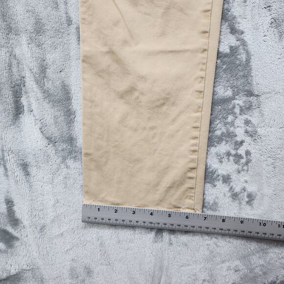 Gap Pants Womens 10 Tan Girlfriend Khaki Straight Stretch Cotton Office Preppy - Picture 12 of 13